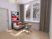 Wohnzimmer - 2 Zimmer Etagenwohnung zum Kaufen in Wiesbaden
