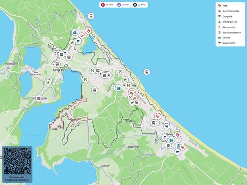 Lageplan - 8 Zimmer Einfamilienhaus zum Kaufen in Heringsdorf