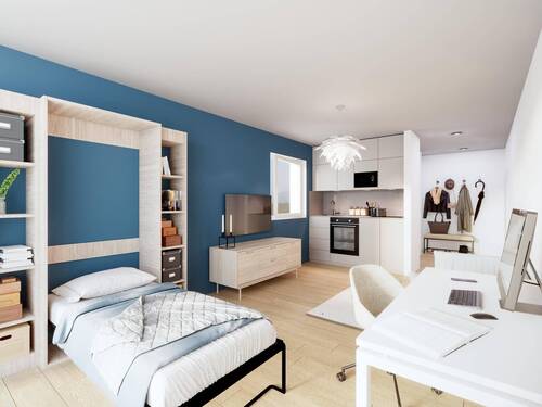 Visualisierung - Etagenwohnung mit 20,90 m&sup2; in Berlin zum Kaufen