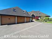 Frontansicht + Garagenhaus - 