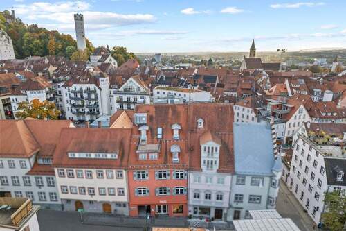 Luftbild - Historisches Wohn- und Geschäftshaus mit Lifestyle-Konzept - voll vermietet in der Oberstadt