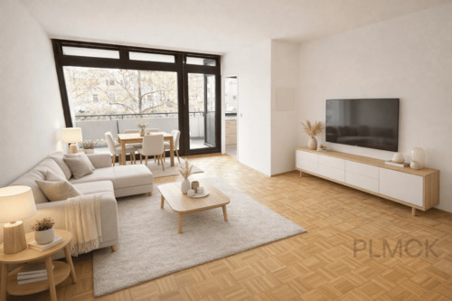 Wohnzimmer Beispiel - 2 Zimmer Etagenwohnung zum Kaufen in Berlin