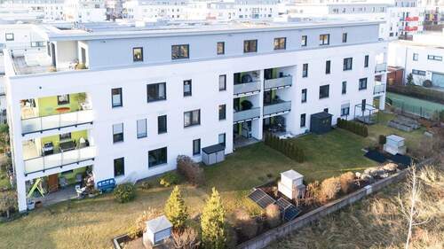 Gartenansicht - Etagenwohnung mit 94,10 m&sup2; in Villingen-Schwenningen zum Kaufen