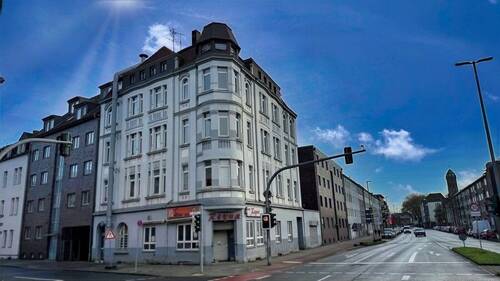 Außenansicht - Lukratives Entwicklungsobjekt - Mehrfamilienhaus mit Gewerbe zur eigenen Neugestaltung