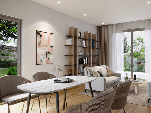 Wohnbereich - 5 Zimmer Terrassenwohnung in Olching