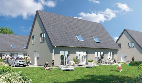 Moderne und komfortable Doppelhäuser im Neubauproj - Ideales Familienzuhause am See - 354.900,00 EUR Kaufpreis, ca.  114,00 m² Wohnfläche