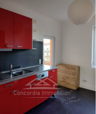 Küche mit austritt auf Balkon - 