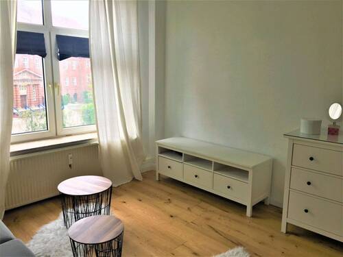 Wohnzimmer - 1 Zimmer Etagenwohnung zum Kaufen in Flensburg