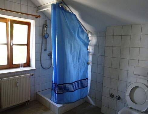 Dusche/WC - 2 Zimmer Etagenwohnung zur Miete in Glonn