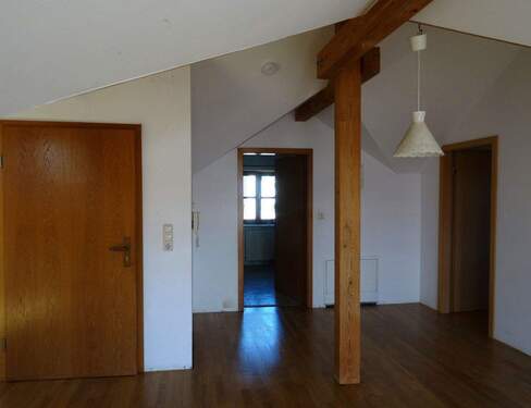 Sicht gegen Norden - 2 Zimmer Etagenwohnung in Glonn