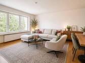 Wohnzimmer - Etagenwohnung mit 91,60 m&sup2; in Gröbenzell zur Miete