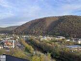 Aussicht - Terrassenwohnung mit großem Sonnenbalkon und Blick auf die Lahn in Bad Ems