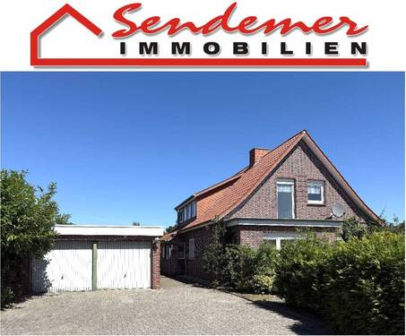 Straßenansicht - Mittegroßefehn-solides Einfamilienhaus in zentraler Lage