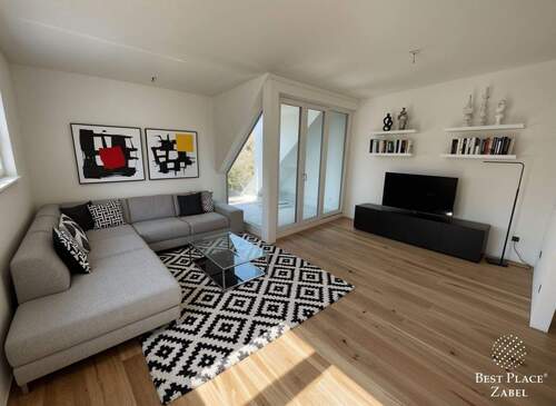 Wohnzimmer Visualisierung - Etagenwohnung mit 44,20 m&sup2; in München zum Kaufen