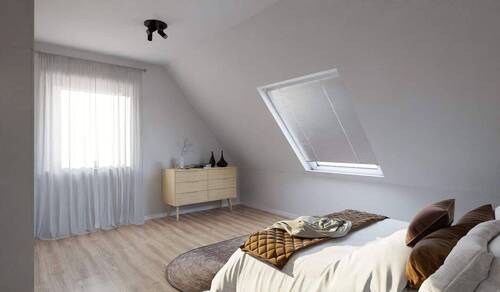 Helles und komfortables Schlafzimmer - 