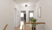 Heller und freundlicher Flur im Obergeschoss - 