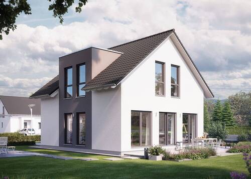 seitliche Ansicht - Einfamilienhaus mit 130,00 m&sup2; in Borchen zum Kaufen