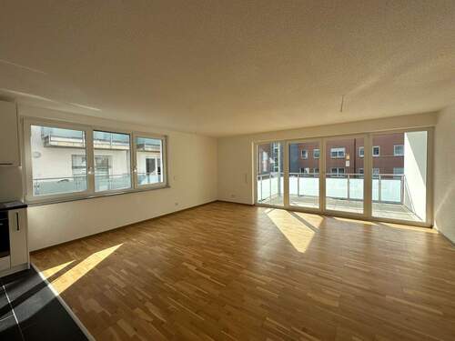 Wohnzimmer - Etagenwohnung mit 86,80 m&sup2; in Rheinfelden zur Miete