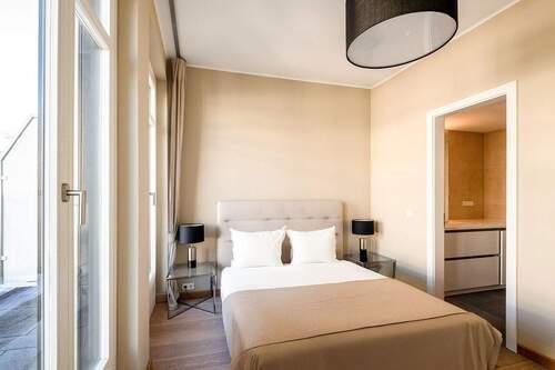 Schlafzimmer mit Bad en suite - 