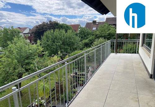 Balkon - Fantastischer Ausblick ins Grüne!