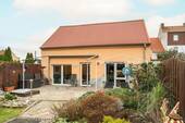 Gartenansicht 2. Anbau und Terrasse mit Südausrichtung - 