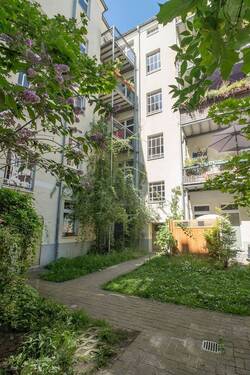 Begrünter Innenhof - 