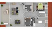 Grundriss 1. Obergeschoss - 