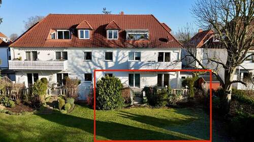 Wohnung und Gartenanteil - 