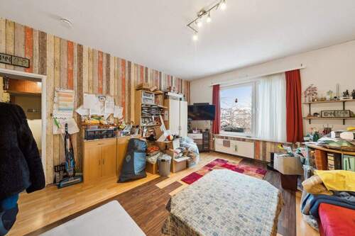 Wohnzimmer aktuell - Etagenwohnung mit 57,30 m&sup2; in Berlin zum Kaufen