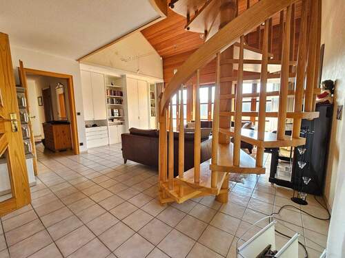 Spindeltreppe im WZ - 