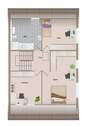 Grundriss-Skizze Obergeschoss - 