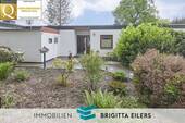 Bild 1 - Wohnen auf einer Ebene - gepflegter Flachdachbungalow mit Wintergarten, Garage und neuwertigem Bad