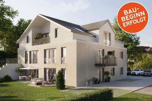 Visualisierung Aussenansicht - 3 Zimmer Etagenwohnung zum Kaufen in Eching