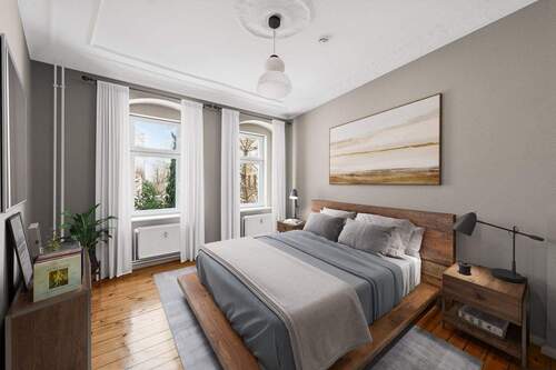 Visualisierung als Schlafzimmer - 