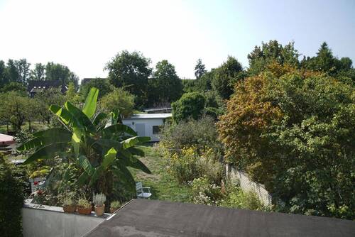 Ausblick Küche OG.jpg - 4 Zimmer Einfamilienhaus zum Kaufen in Düsseldorf