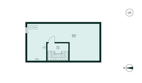 Zusätzlicher Stauraum im Untergeschoss - 