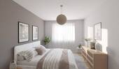 Helles und komfortables Schlafzimmer - 