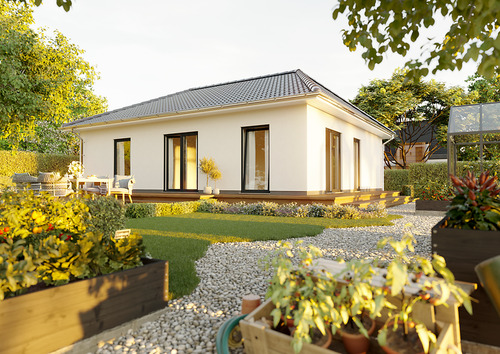 BG92 - Gartenansicht - Bungalow mit 90,00 m² in Nägelstedt zum Kaufen