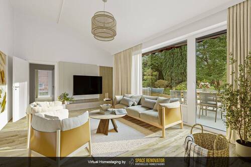 Wohnzimmer saniert - 