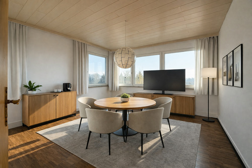 Einrichtungsbeispiel Besprechungszimmer - Exklusive Büro- Praxisfläche mit Dachterrasse in bester Lage im Singener-Industriegebiet