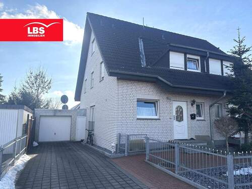 Frontansicht - Charmante Doppelhaushälfte in Bünde!