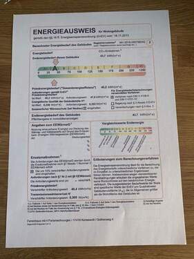 Energieausweis - 