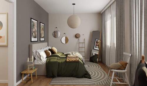 Helles und komfortables Schlafzimmer - 4 Zimmer Reihenmittelhaus in Bottrop