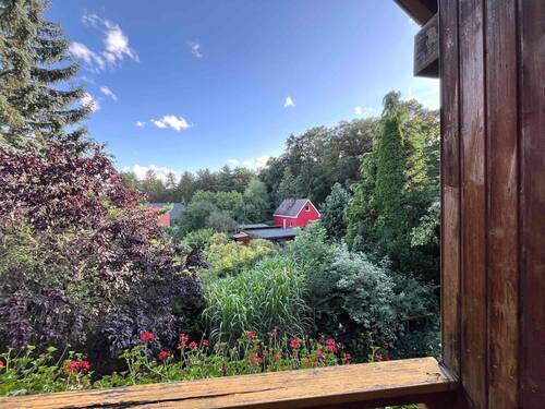 Aussicht Balkon.jpeg - Im Günen: Familienhaus mit Keller, Carport und Garten – plus Wasserzugang in der Nähe