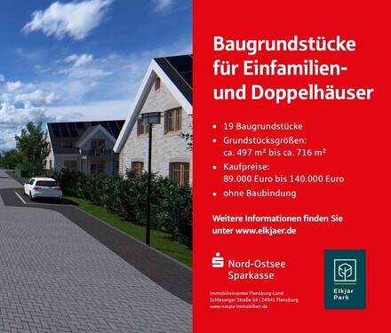 Titelbild - Zu Hause im Herzen Angelns! Wählen Sie aus 19 Baugrundstücken für Einfamilien- und Doppelhäuser