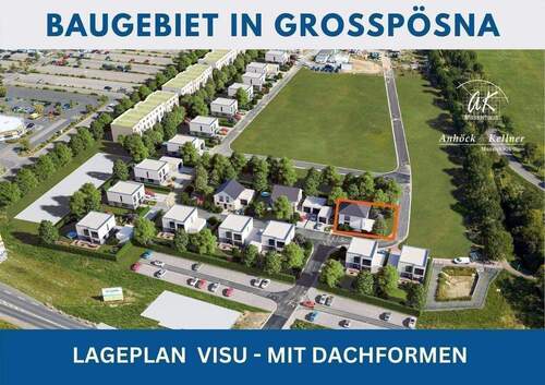 Grundstücksplan - Fernblick und beste Infrastruktur - aktuell reserviert