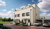 Energieeffiziente Häuser in einem familienfreundli - Doppelhaushälfte mit Dachstudio, Dachterrasse und Garage