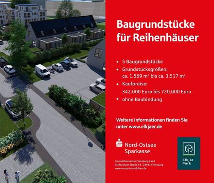 Titelbild - Zu Hause im Herzen Angelns! Wählen Sie aus 5 Baugrundstücken für Reihenendhäuser
