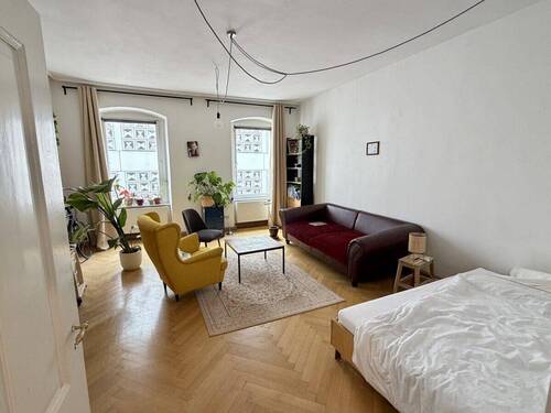 Schlafzimmer - 2 Zimmer Etagenwohnung zur Miete in Regensburg