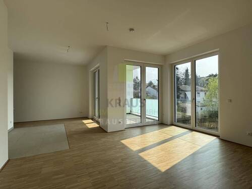 Wohnzimmer - 2-Zimmer-Wohnung - barrierefrei